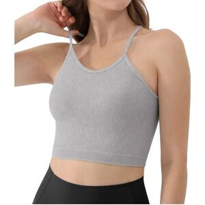 ODODOS Rib Crop Top Tank Size XL/XXL